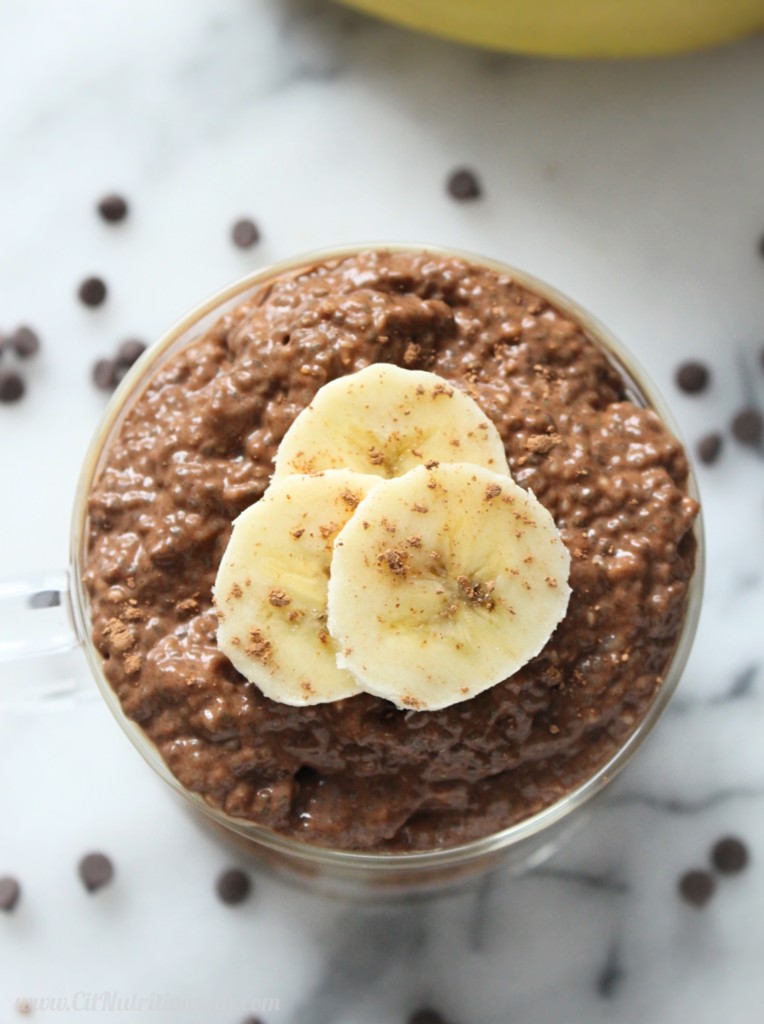 5 Ingredient Chunky Monkey Chia Pudding - C it Nutritionally